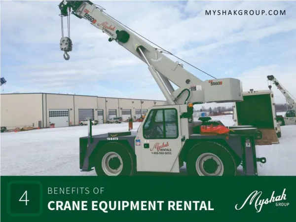 Advantages of Crane Rental in Acheson, Alberta