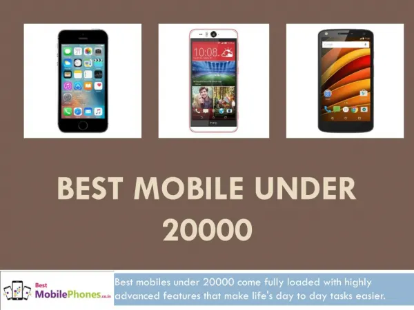 Best Mobile Under 20000