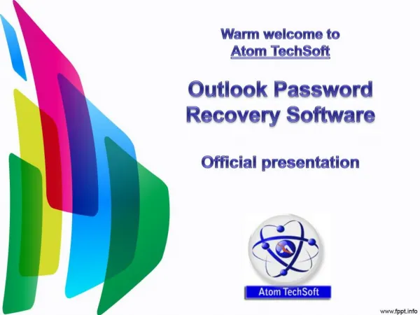 Atom TechSoft Outlook Password Recovery software