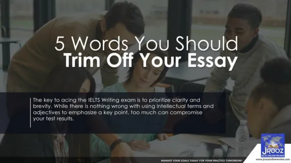 5 Words You Should Trim Off Your Essay