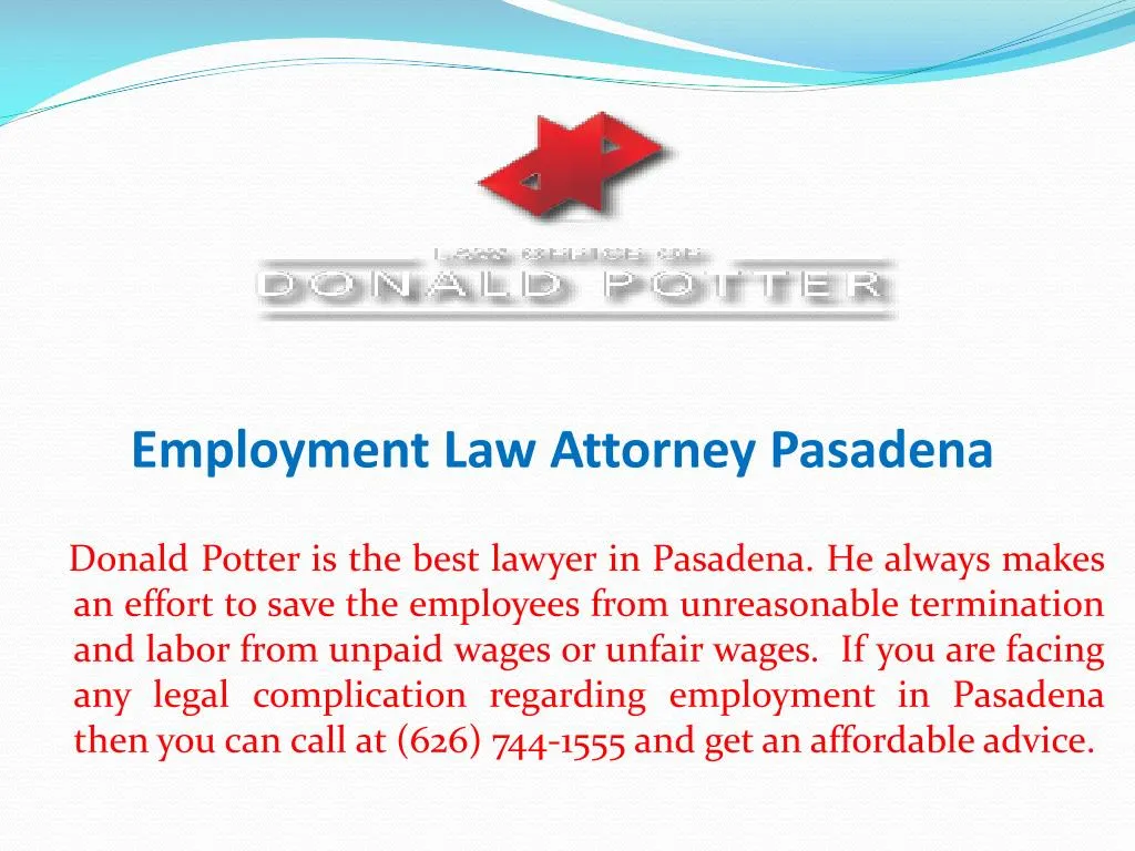 employment law attorney pasadena