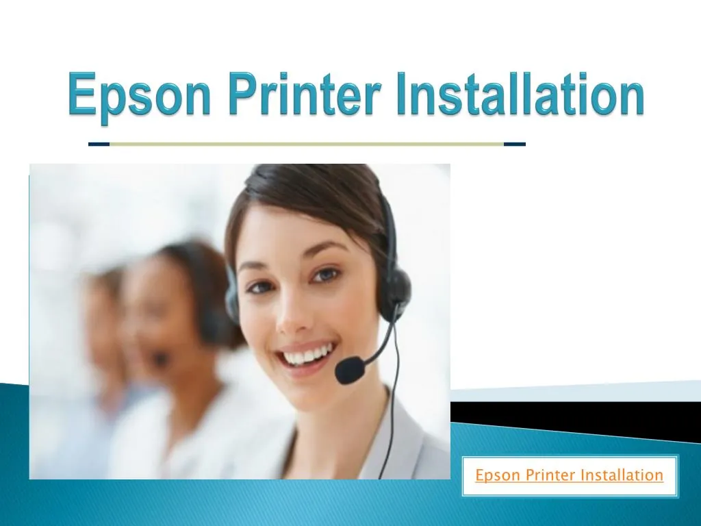 epson printer installation