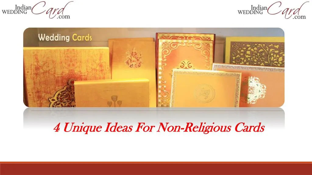 4 unique ideas for non religious cards