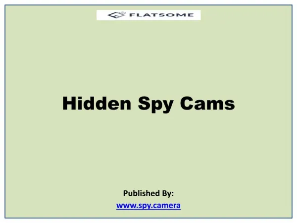 Hidden Spy Cams