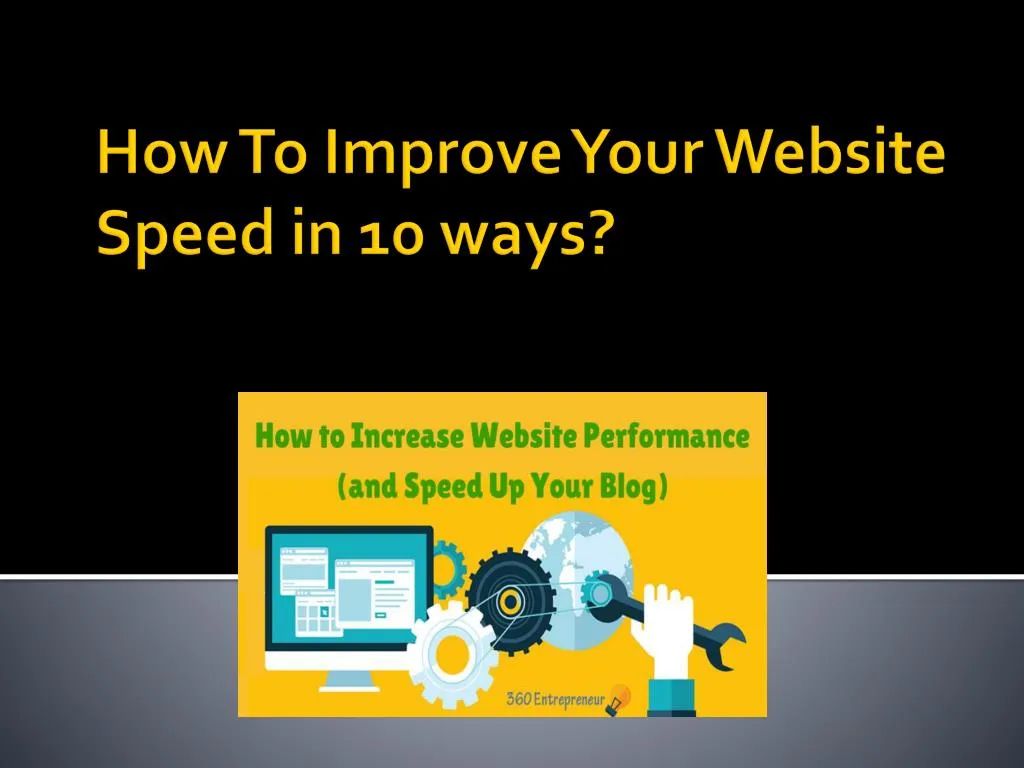 how to improve your website speed in 10 ways