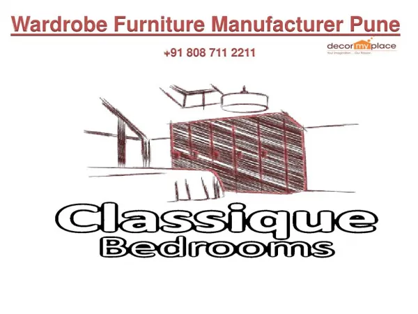 Best Wardrobe Furniture Manufacturer in Pune | Wardrobe Furniture-Manufacturer Online, India | Decor My Place