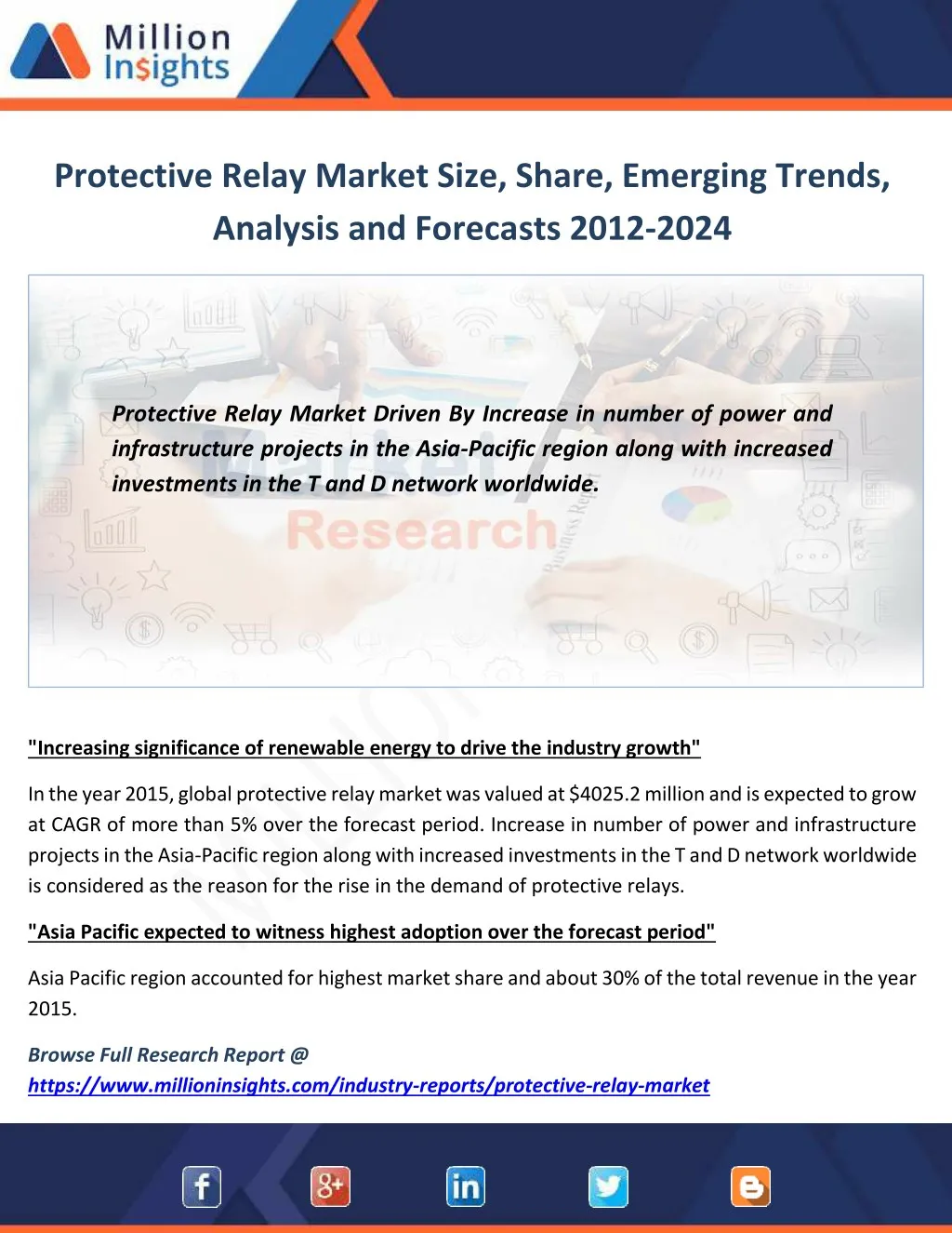 protective relay market size share emerging