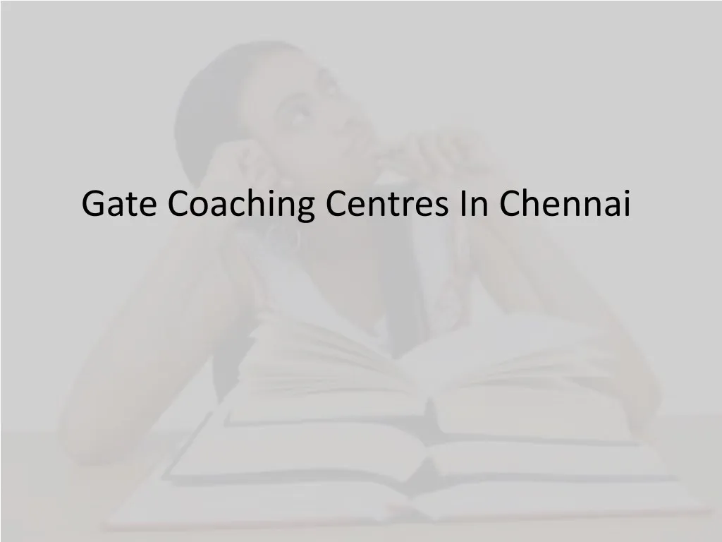 gate coaching centres in chennai