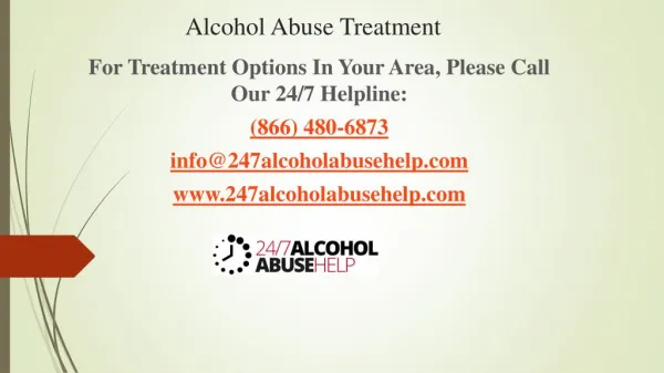 Alcohol Abuse Treatment Centers