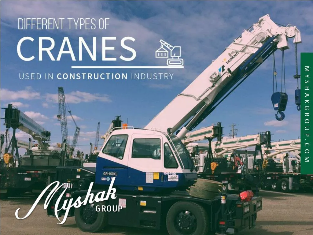 different types of cranes used in construction industry
