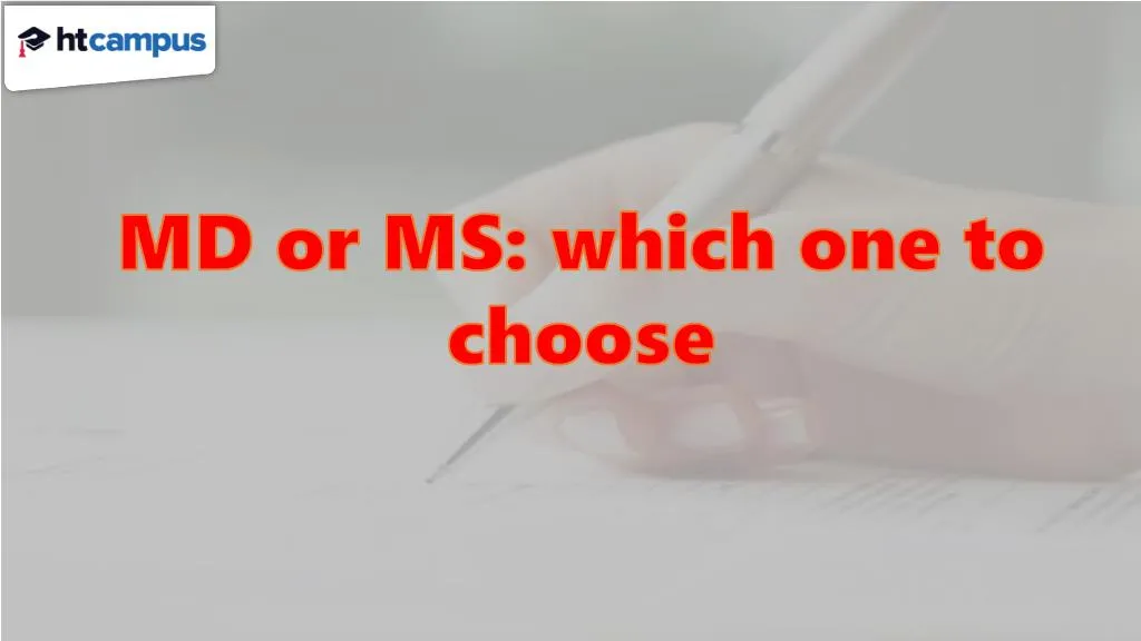 md or ms which one to choose