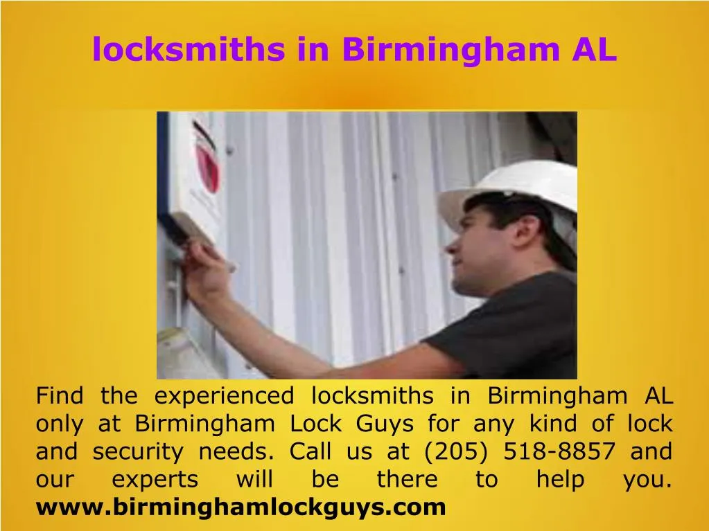 locksmiths in birmingham al