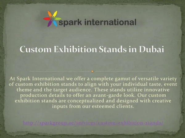 Custom Exhibition Stands in Dubai
