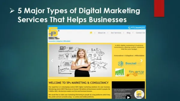 5 Major Types of Digital Marketing Services That Helps Businesses