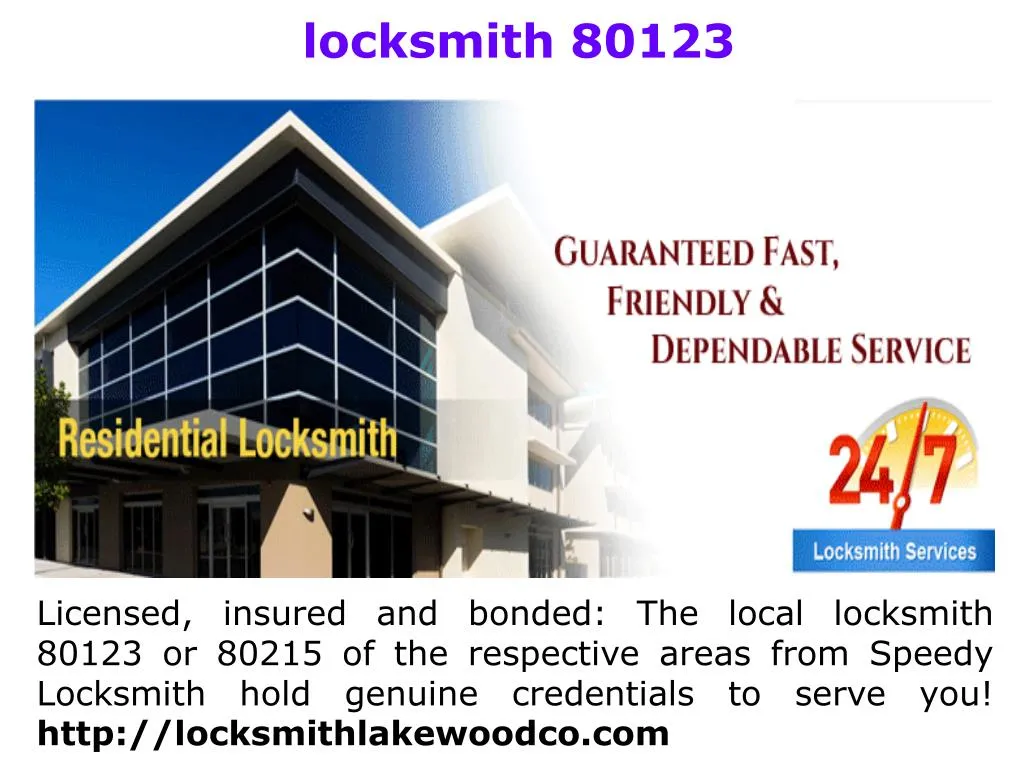 locksmith 80123
