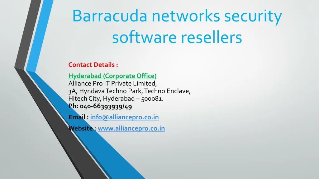 barracuda networks security software resellers