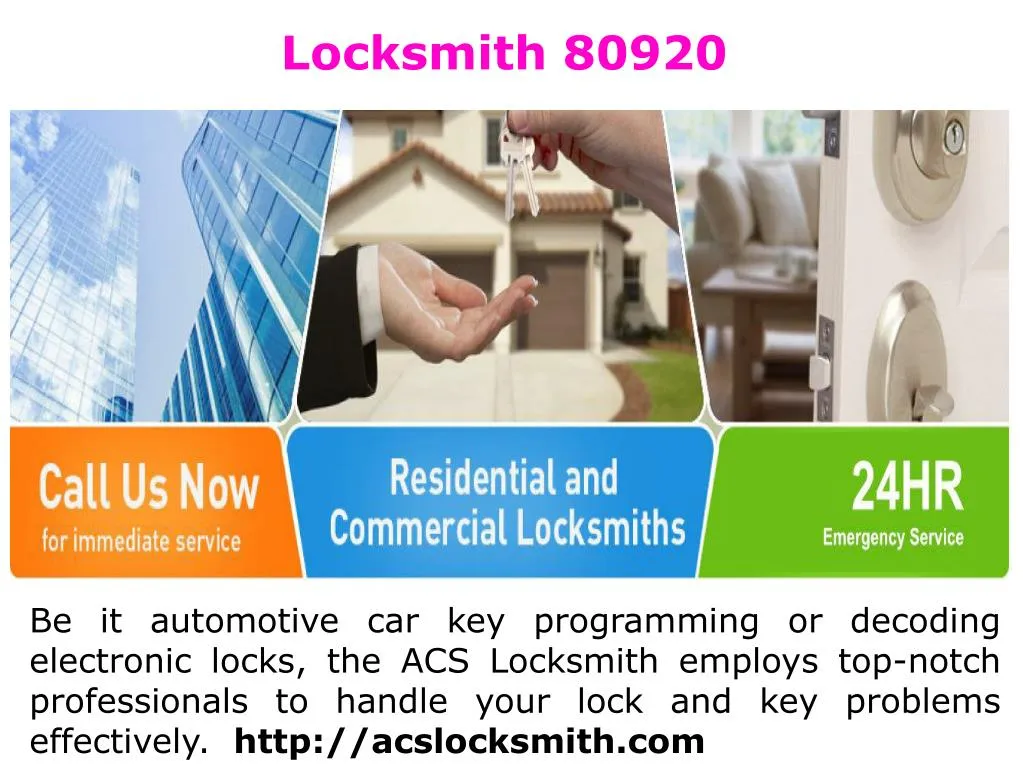 locksmith 80920