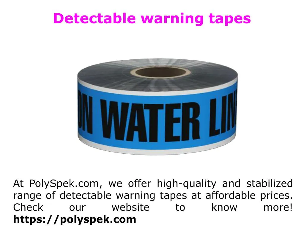 detectable warning tapes