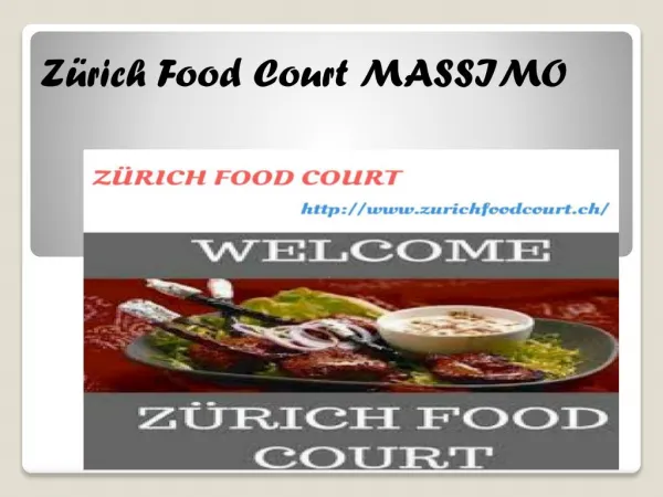 Zürich Food Court MASSIMO