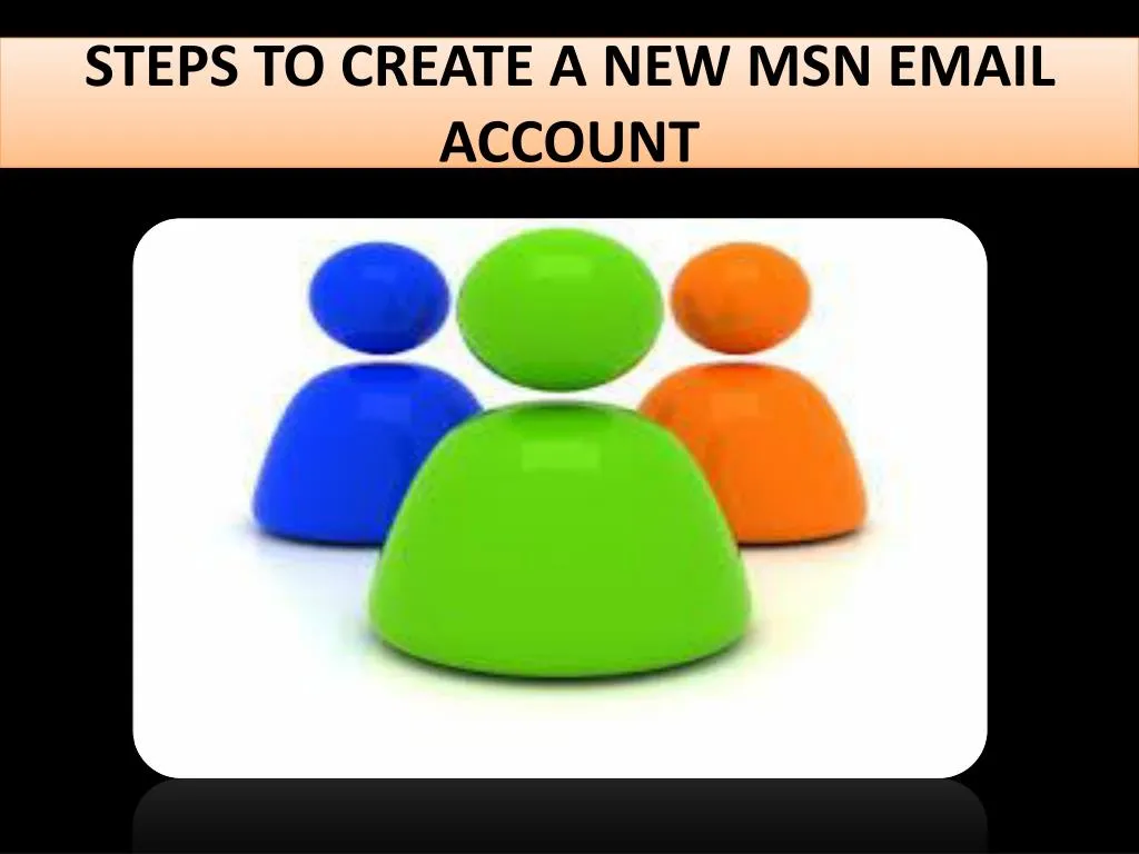 steps to create a new msn email account