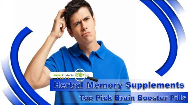 Herbal Memory Supplements, Top Pick Brain Booster Pills