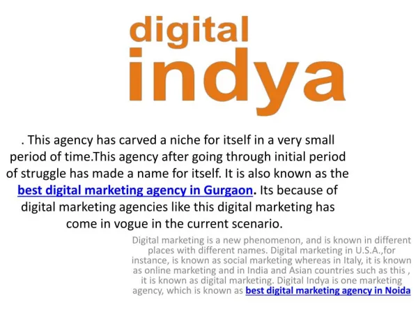 best digital marketing agency in Delhi