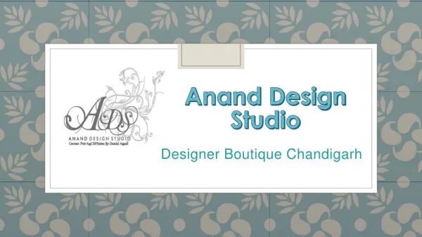 Designer Boutique Chandigarh