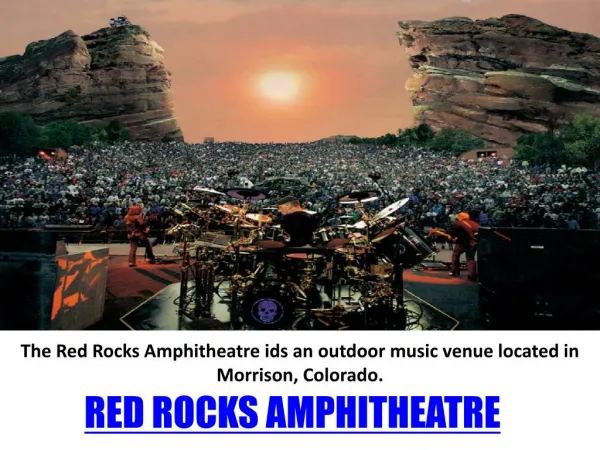 red rocks events