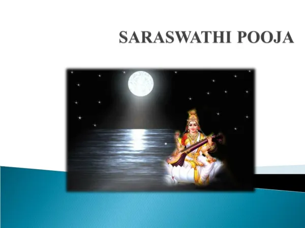 Saraswathi pooja