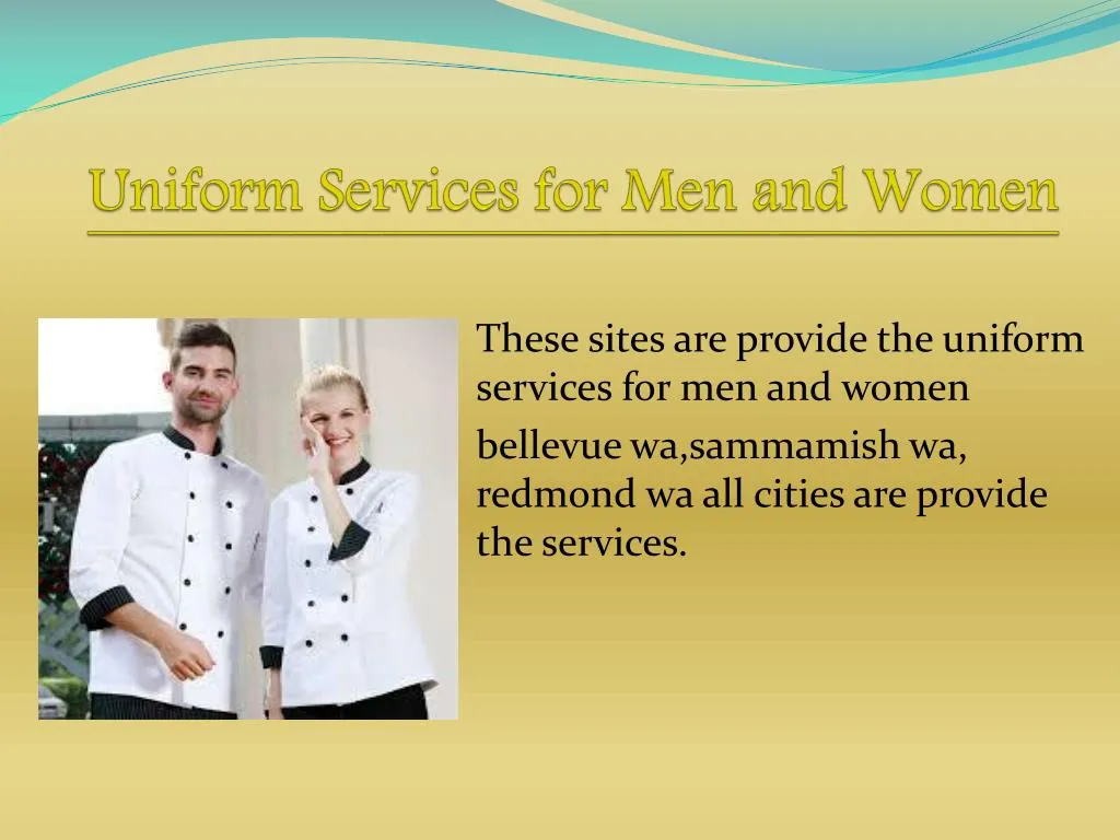 uniform services for men and women