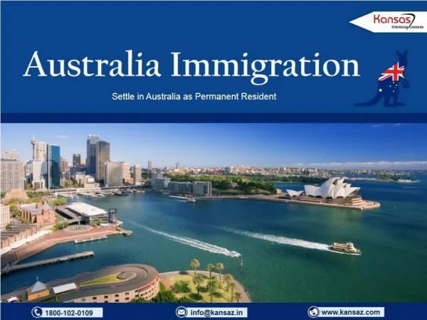 Make Australia your next permanent home- Apply for Skilled Worker visa - Australia Immigration