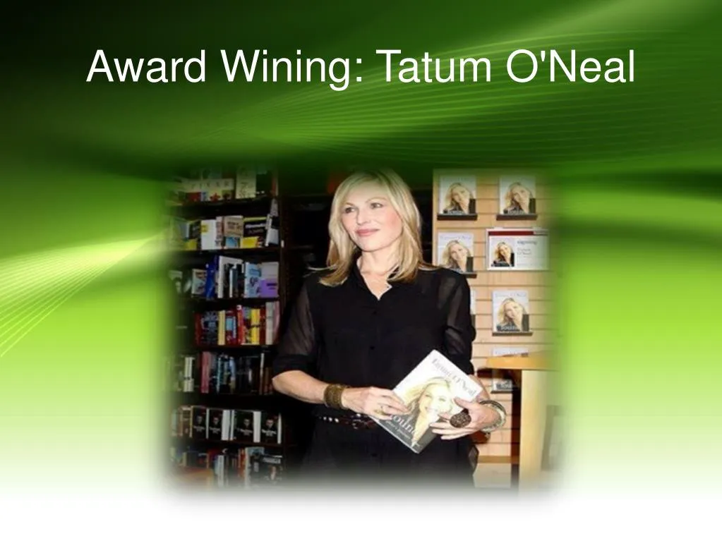award wining tatum o neal