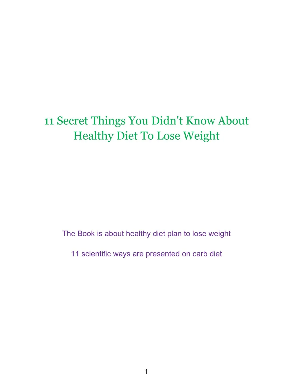 11 secret things you didn t know about healthy
