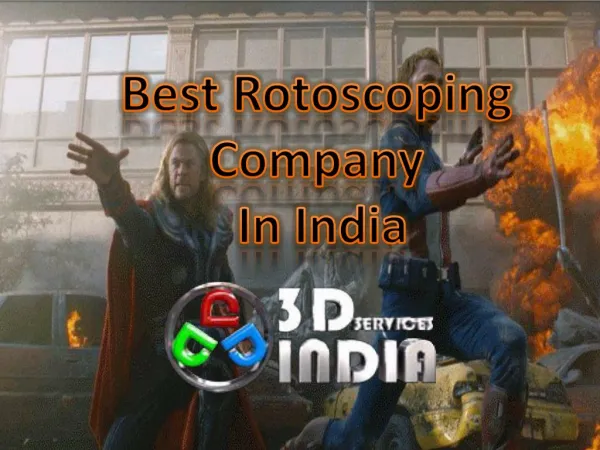 Best Rotoscoping in india | 3D Services In India