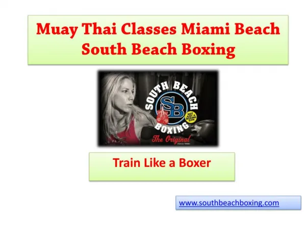 Best Kick Boxing Classes Miami Beach