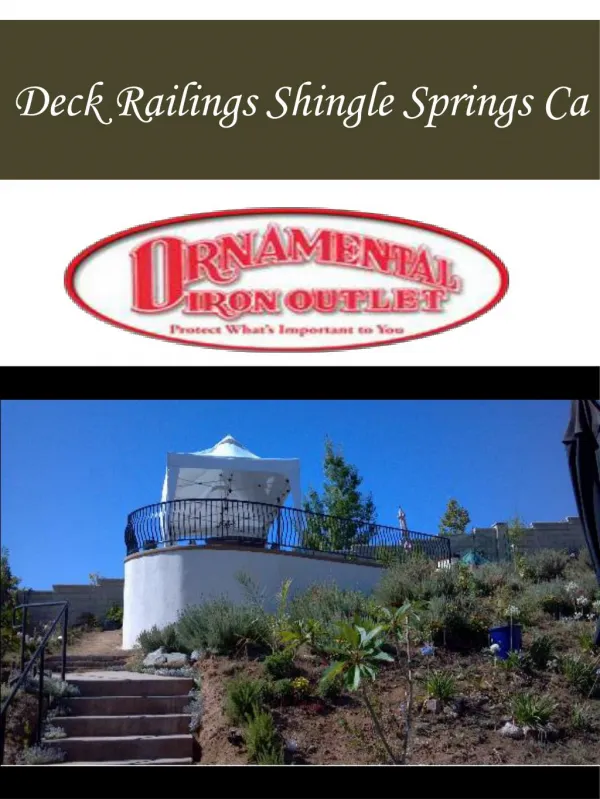 Deck Railings Shingle Springs Ca