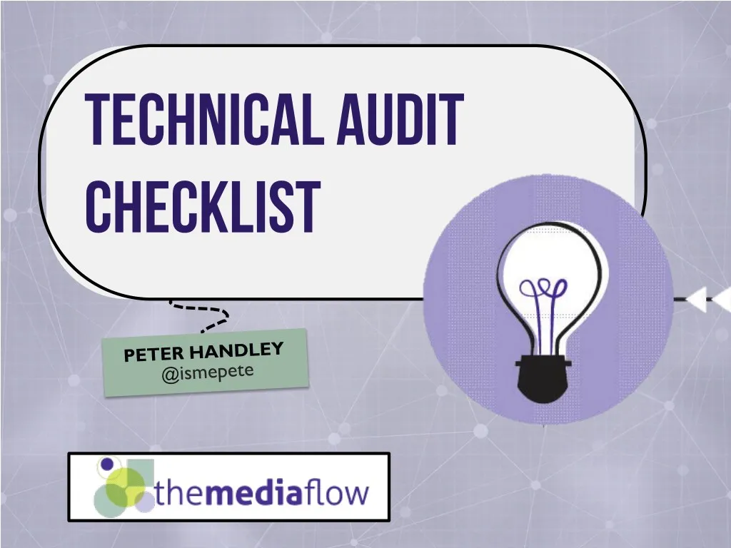 technical audit checklist