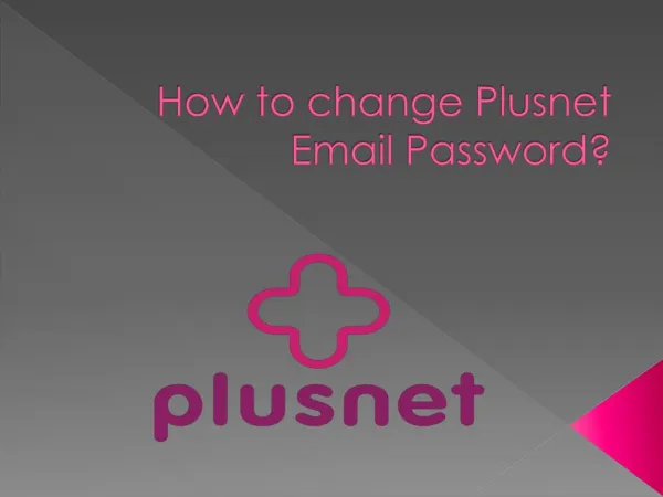Reset Plusnet Email Password