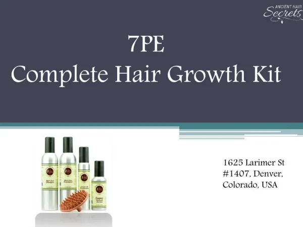Ancient Hair Secrets’ 7PE Complete Hair Growth Kit
