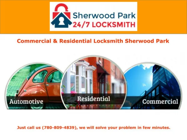 Commercial & Residential Locksmith Sherwood Park