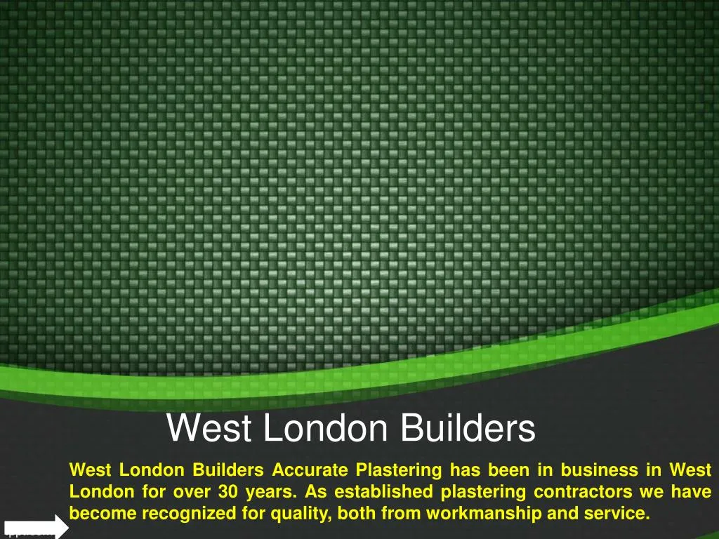 west london builders