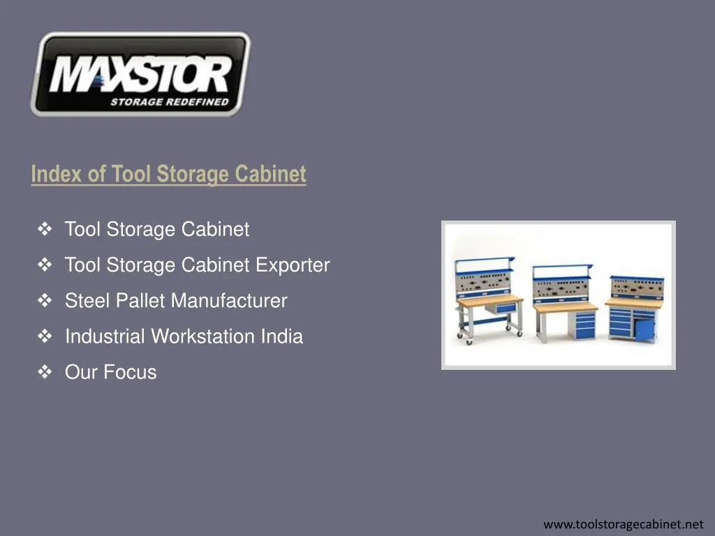 index of tool storage cabinet