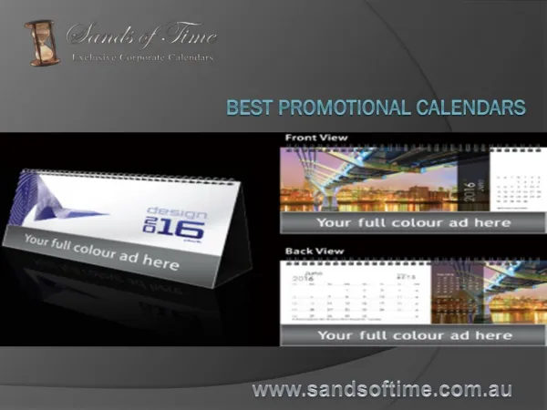 Sands of Time- Best Promotional Calendars for Business