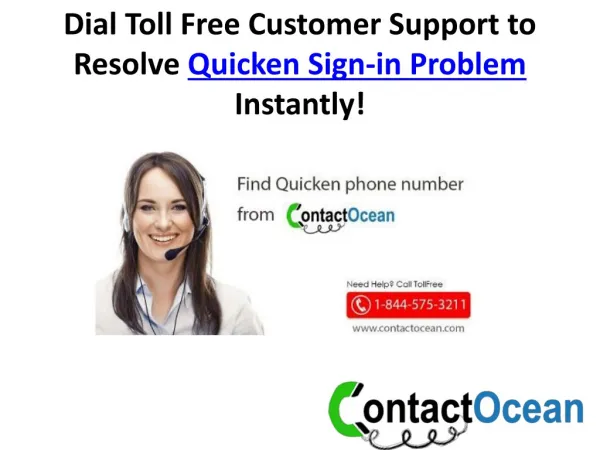 Dial Toll Free Customer Support to Resolve Quicken Sign-in Problem Instantly!