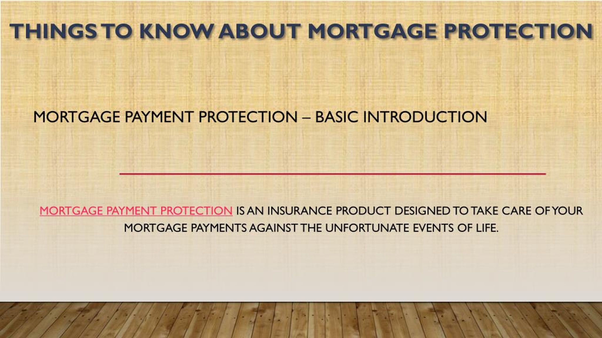 PPT - Things to Know About Mortgage Protection PowerPoint Presentation ...