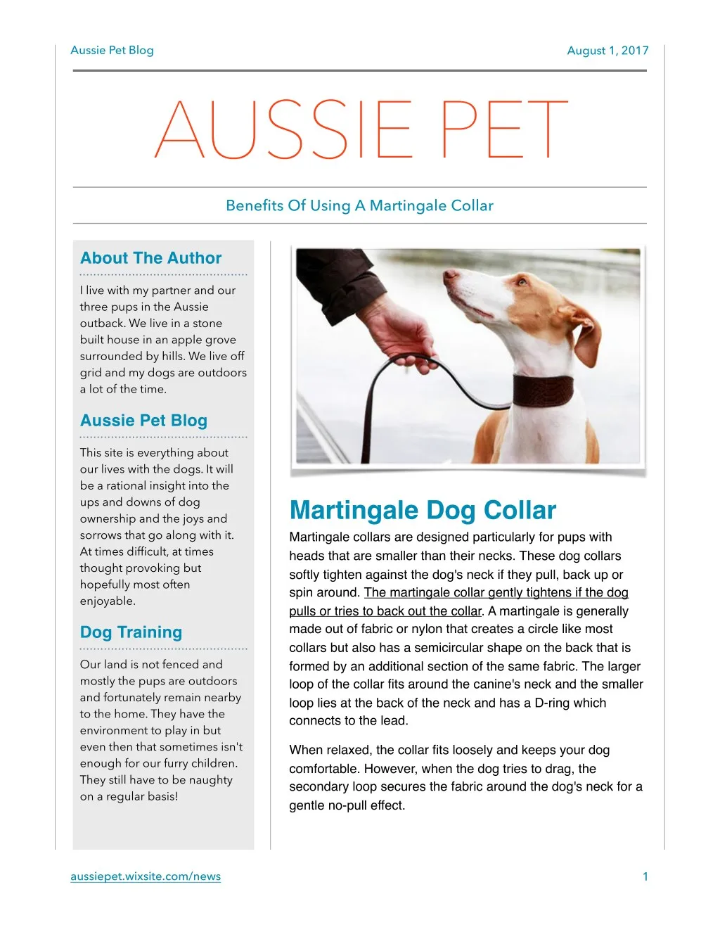 aussie pet blog