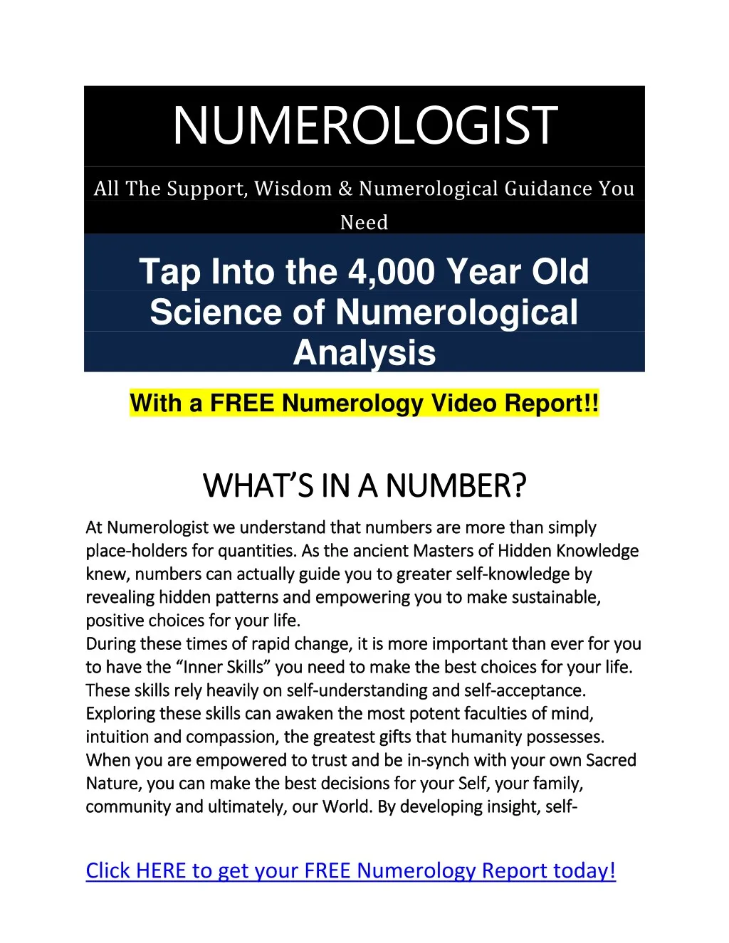 numerologist