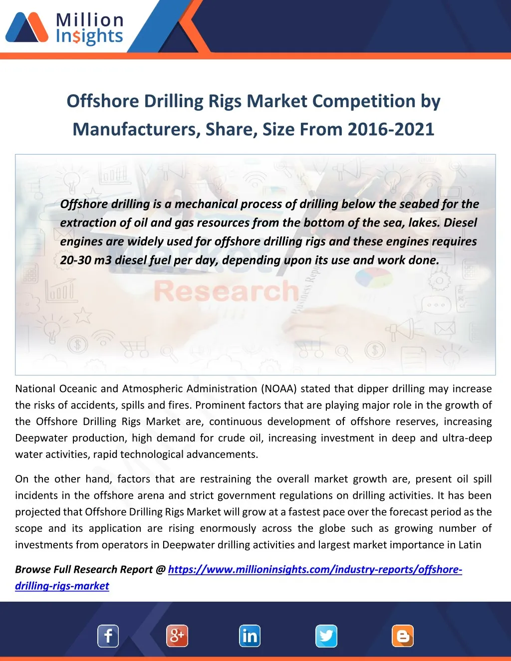 offshore drilling rigs market competition