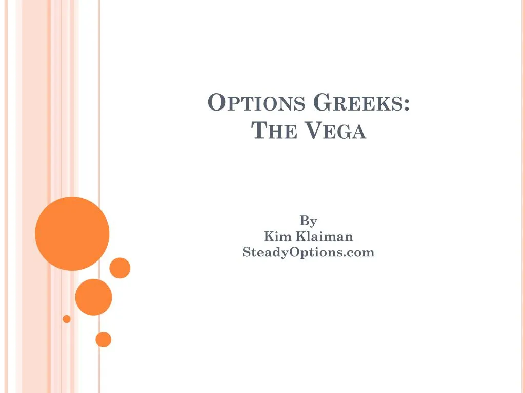 options greeks the vega