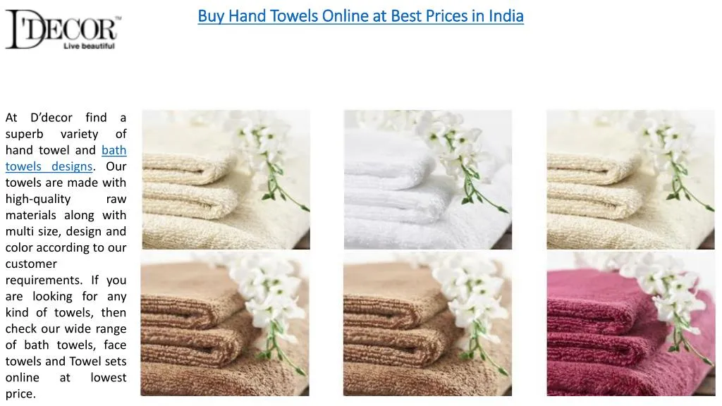buy hand towels online at best prices in india